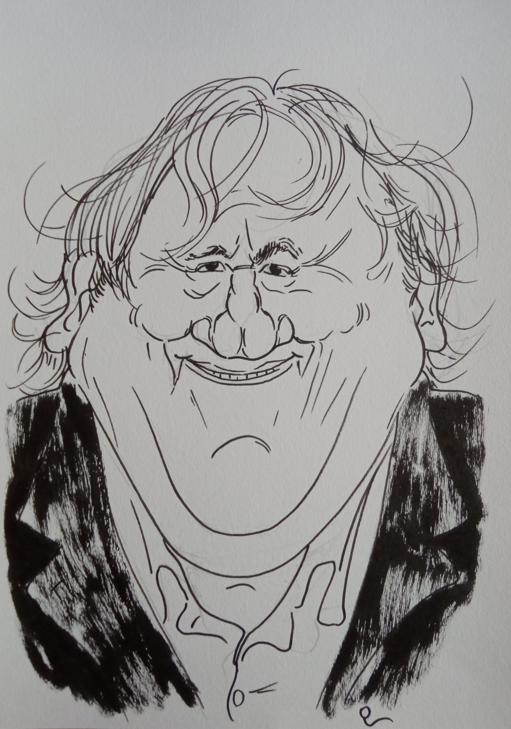 gerard depardieu - attore - Caricatura